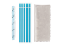StarTech.com Privacy Screen Adhesive Strips and Mounting Tabs, Installation Kit for Laptop/Computer Monitor Anti Glare Privacy Filters, Replacement Strips and Holder Tabs - Fremsiden